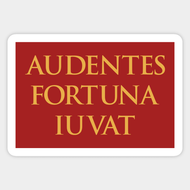 Audentes Fortuna Iuvat Sticker by Indie Pop